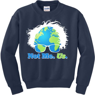 Bernie Sanders Not Me Us Earth Kids Sweatshirt