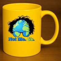 Bernie Sanders Not Me Us Earth 11oz C Handle Ceramic Mug