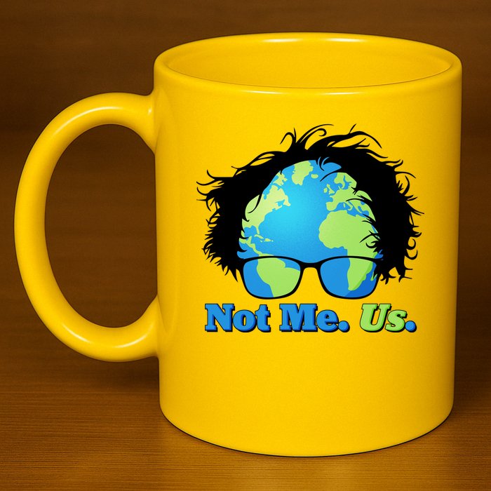 Bernie Sanders Not Me Us Earth 11oz C Handle Ceramic Mug