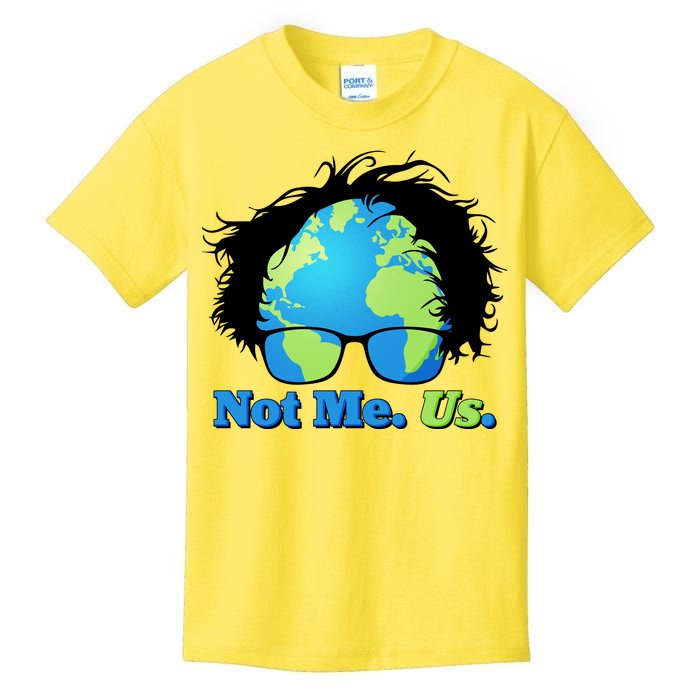 Bernie Sanders Not Me Us Earth Kids T-Shirt