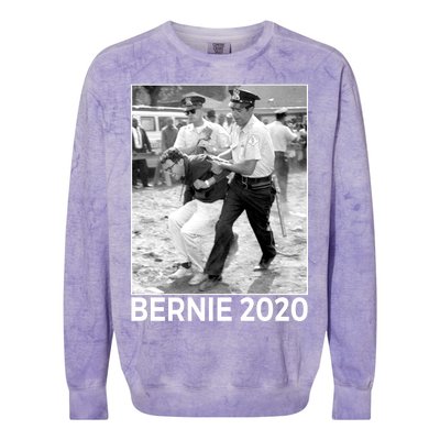 Bernie Sanders Protest Arrest Colorblast Crewneck Sweatshirt