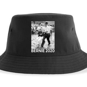 Bernie Sanders Protest Arrest Sustainable Bucket Hat