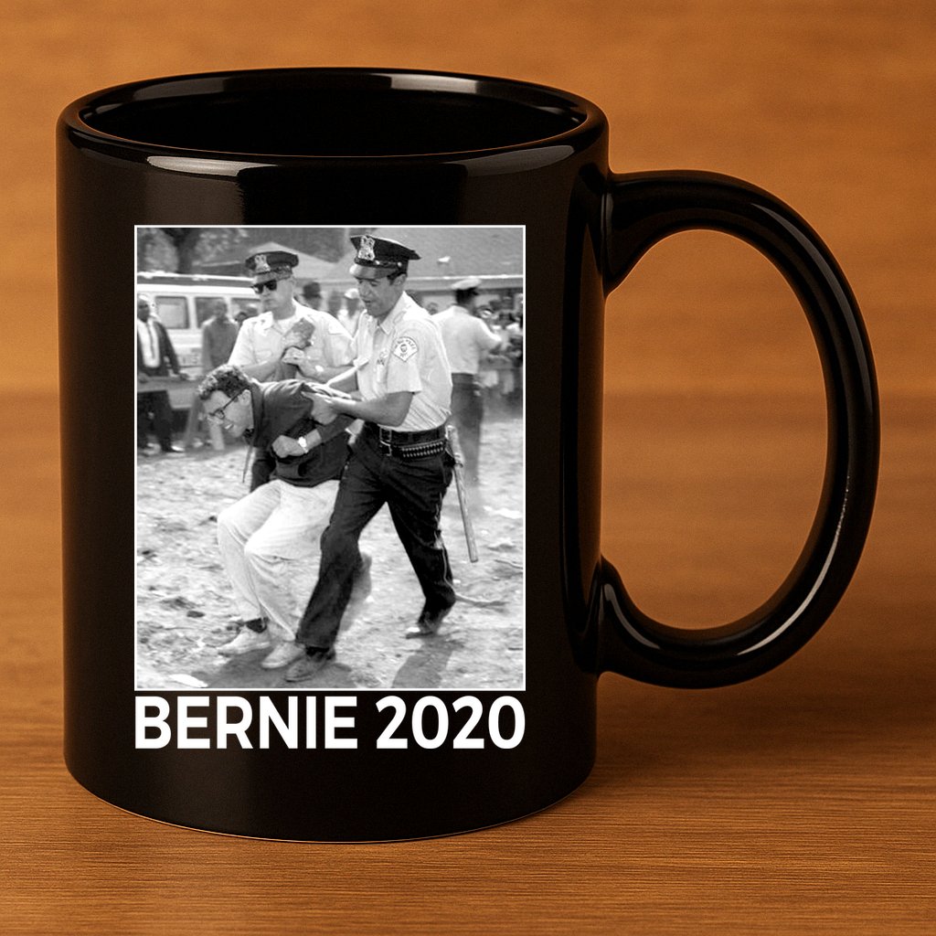 Bernie Sanders Protest Arrest 11oz C Handle Ceramic Mug