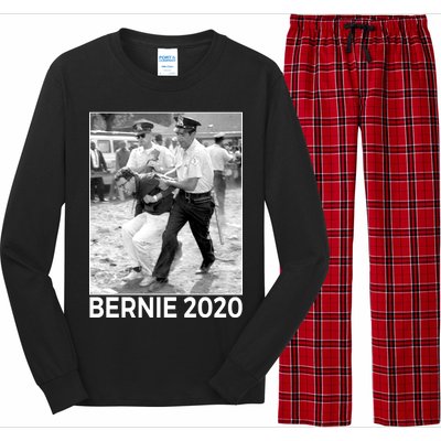 Bernie Sanders Protest Arrest Long Sleeve Pajama Set