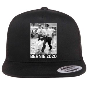 Bernie Sanders Protest Arrest Flat Bill Trucker Hat