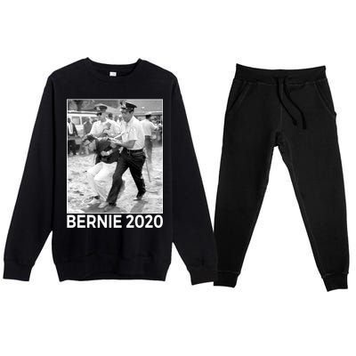 Bernie Sanders Protest Arrest Premium Crewneck Sweatsuit Set