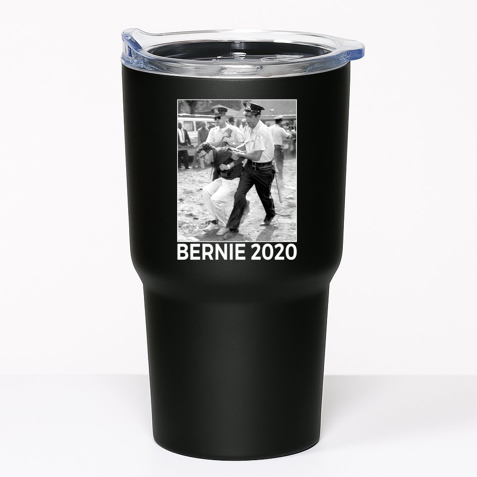 Bernie Sanders Protest Arrest Tumbler