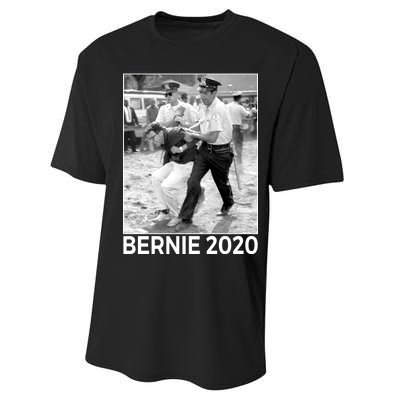 Bernie Sanders Protest Arrest Performance Sprint T-Shirt