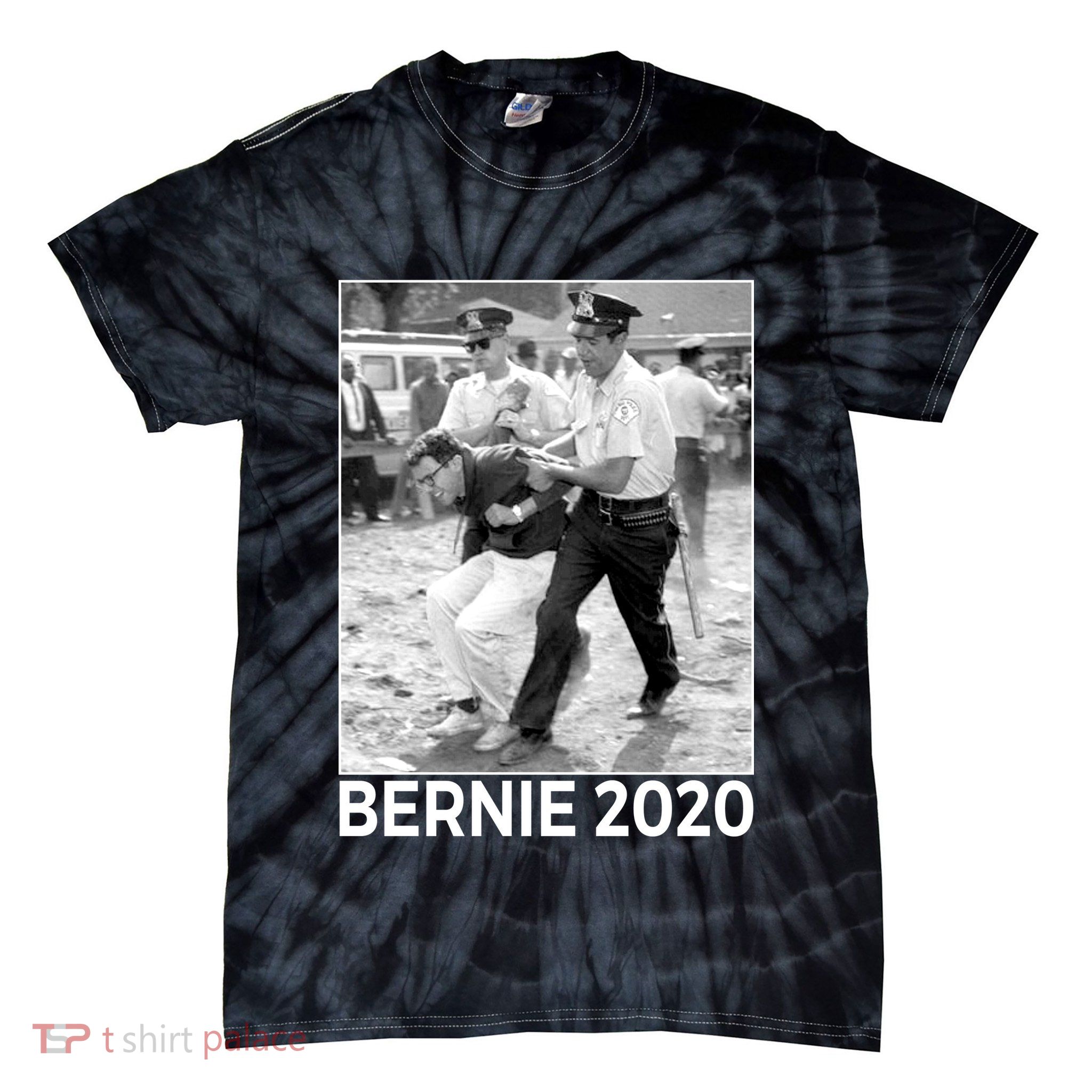 Bernie Sanders Protest Arrest Tie-Dye T-Shirt