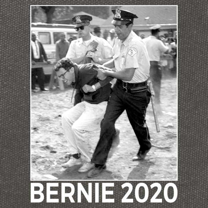 Bernie Sanders Protest Arrest Cotton Canvas Backpack