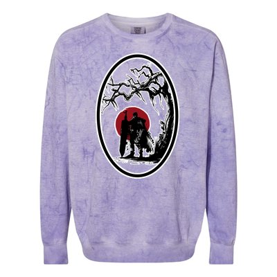 Bersek BloodMoon Tree Colorblast Crewneck Sweatshirt