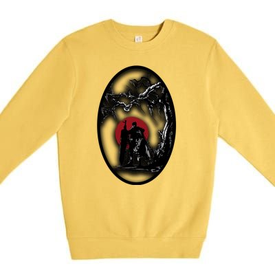 Bersek BloodMoon Tree Premium Crewneck Sweatshirt