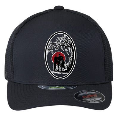 Bersek BloodMoon Tree Flexfit Unipanel Trucker Cap