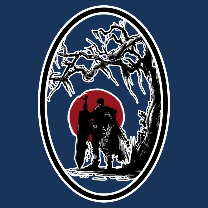 Bersek BloodMoon Tree Cooling Performance Crew T-Shirt
