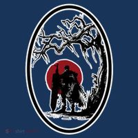 Bersek BloodMoon Tree Drawstring Bag