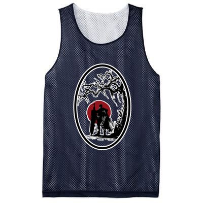 Bersek BloodMoon Tree Mesh Reversible Basketball Jersey Tank