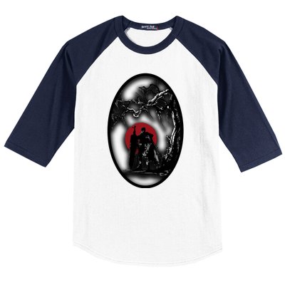 Bersek BloodMoon Tree Baseball Sleeve Shirt