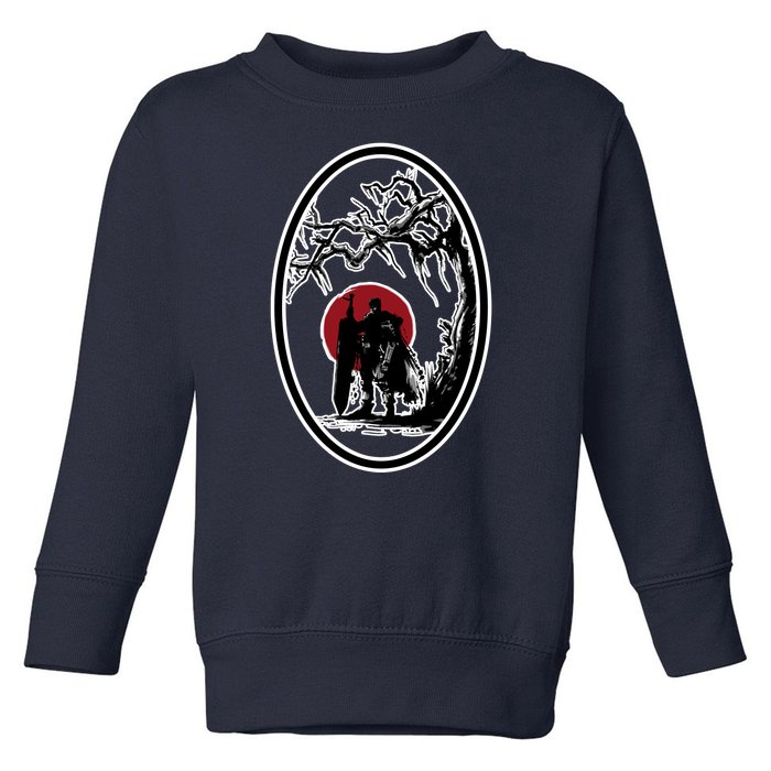 Bersek BloodMoon Tree Toddler Sweatshirt