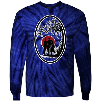 Bersek BloodMoon Tree Tie-Dye Long Sleeve Shirt