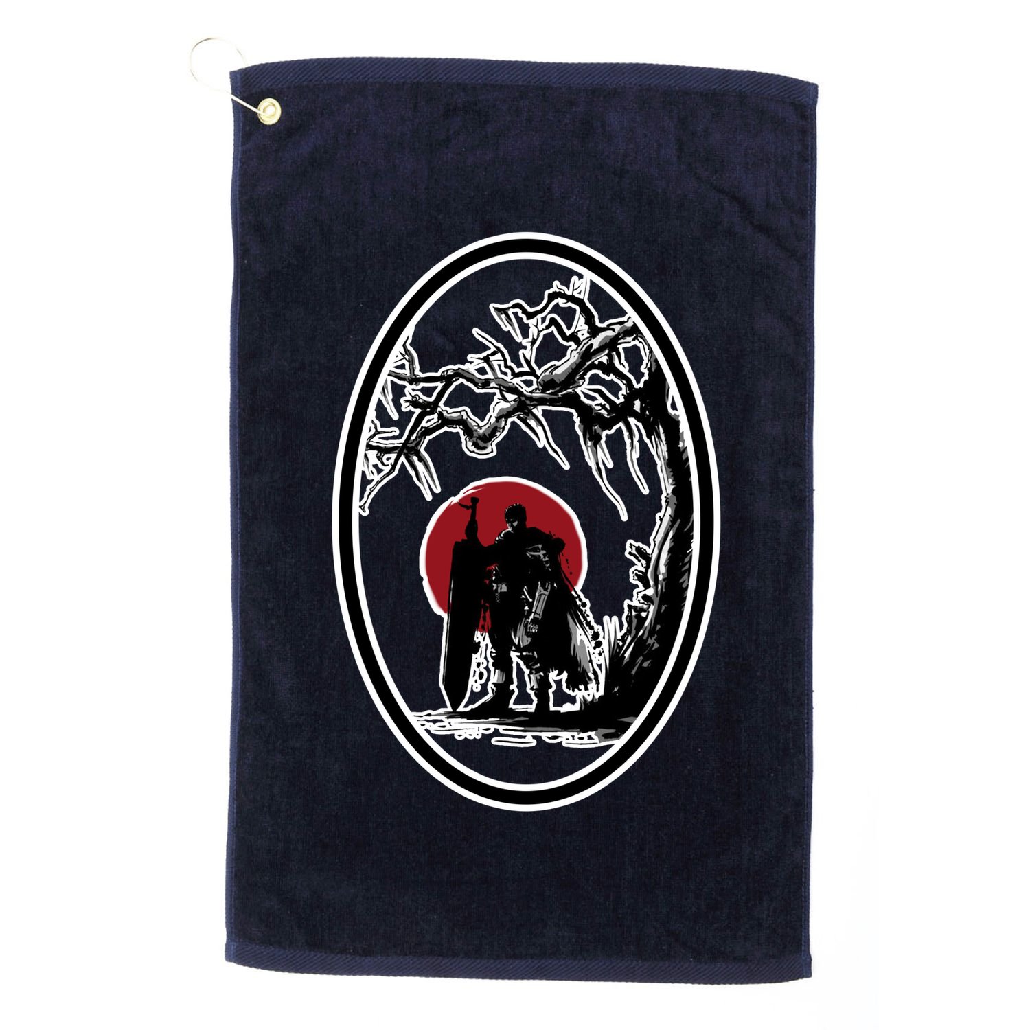 Bersek BloodMoon Tree Golf Towel