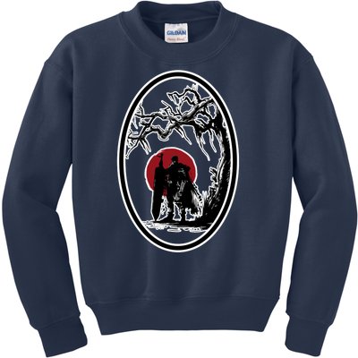 Bersek BloodMoon Tree Kids Sweatshirt