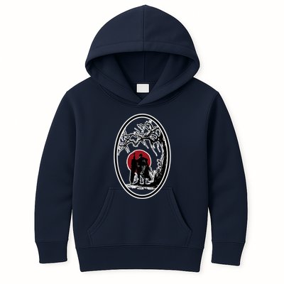 Bersek BloodMoon Tree Kids Hoodie