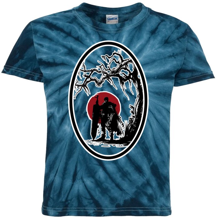 Bersek BloodMoon Tree Kids Tie-Dye T-Shirt