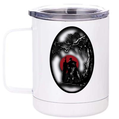 Bersek BloodMoon Tree 12 oz Stainless Steel Tumbler Cup