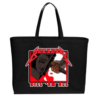 Berserk Kill Em All Cotton Canvas Jumbo Tote