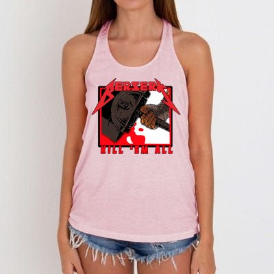 Berserk Kill Em All Women's Knotted Racerback Tank