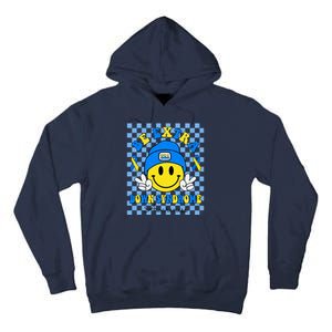 Be Extra Smile Face Down Syndrome Awareness Tall Hoodie