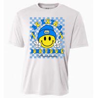 Be Extra Smile Face Down Syndrome Awareness Cooling Performance Crew T-Shirt