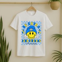 Be Extra Smile Face Down Syndrome Awareness T-Shirt