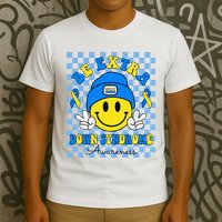 Be Extra Smile Face Down Syndrome Awareness T-Shirt