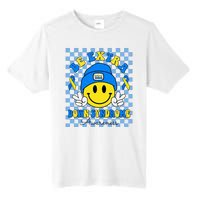 Be Extra Smile Face Down Syndrome Awareness Tall Fusion ChromaSoft Performance T-Shirt