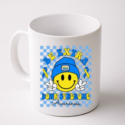 Be Extra Smile Face Down Syndrome Awareness Mug