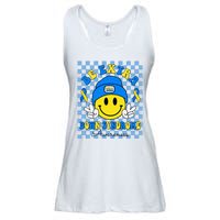 Be Extra Smile Face Down Syndrome Awareness Ladies Essential Flowy Tank