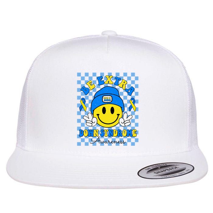 Be Extra Smile Face Down Syndrome Awareness Flatbill Hat