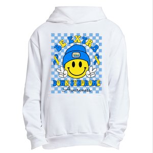 Be Extra Smile Face Down Syndrome Awareness Urban Pullover Hoodie