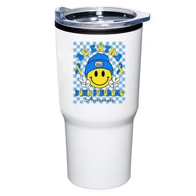 Be Extra Smile Face Down Syndrome Awareness Tumbler