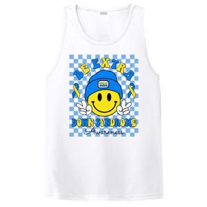 Be Extra Smile Face Down Syndrome Awareness PosiCharge Competitor Tank