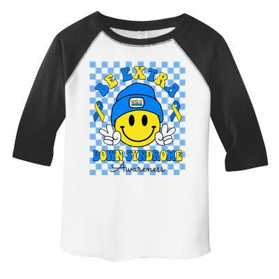 Be Extra Smile Face Down Syndrome Awareness Toddler Fine Jersey T-Shirt