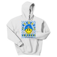 Be Extra Smile Face Down Syndrome Awareness Kids Hoodie