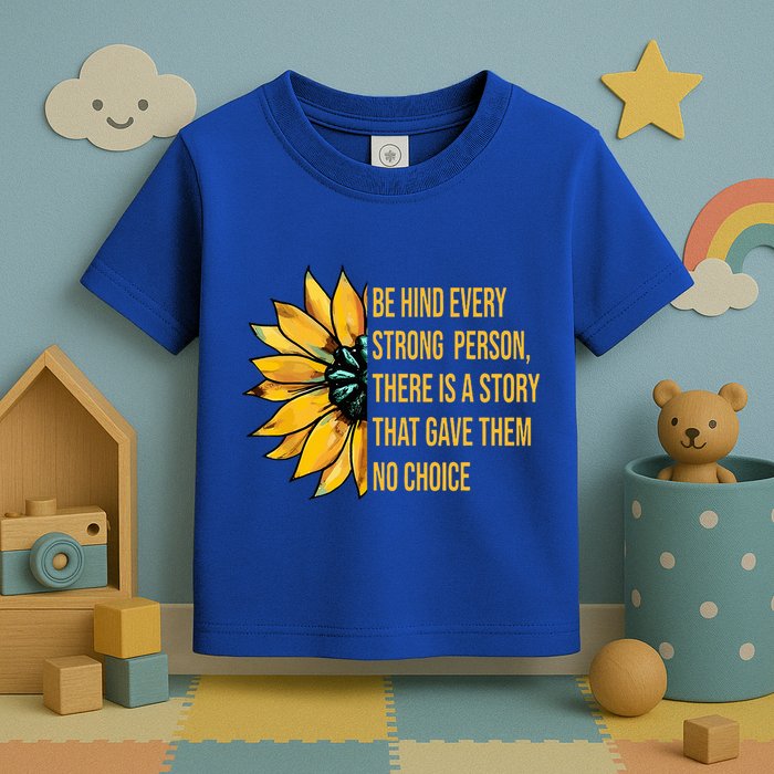 Behind Every Strong Person There Is A Story That Gave Them Toddler T-Shirt