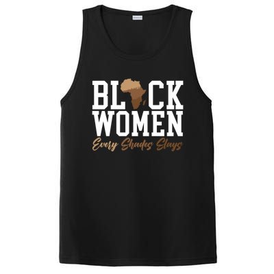 Black Every Shades Slays Melanin Black Pride Meaningful Gift PosiCharge Competitor Tank