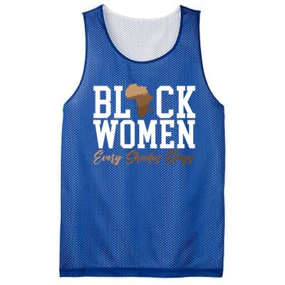 Black Every Shades Slays Melanin Black Pride Meaningful Gift Mesh Reversible Basketball Jersey Tank