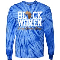 Black Every Shades Slays Melanin Black Pride Meaningful Gift Tie-Dye Long Sleeve Shirt