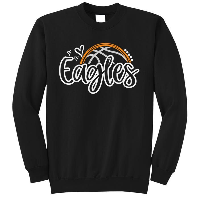 Basketball Eagles School Sports Fan Team Spirit Sweatshirt