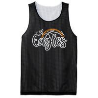 Basketball Eagles School Sports Fan Team Spirit Mesh Reversible Basketball Jersey Tank