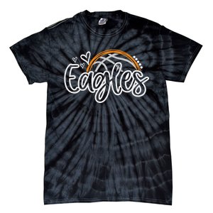 Basketball Eagles School Sports Fan Team Spirit Tie-Dye T-Shirt